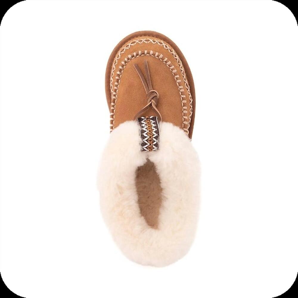 NEW UGG women's tasman alpine slipper in chestnut - Picture 2 of 4